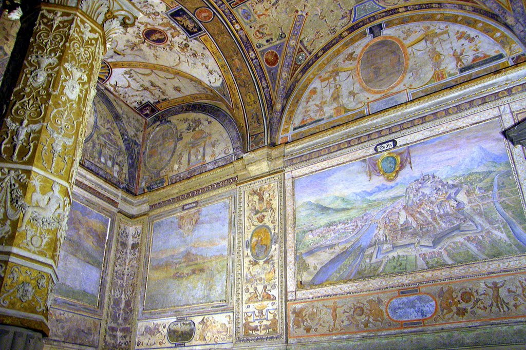 Frescoes by Vasari in the Palazzo Vecchio