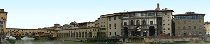 Vasari Corridor and the Uffizi, Florence