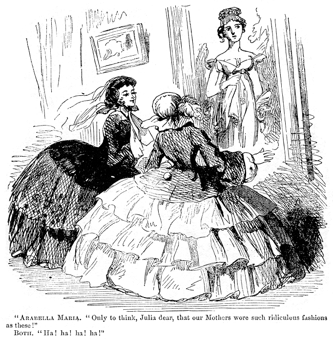 A satirical cartoon from Harper's Weekly (New York) 1857.