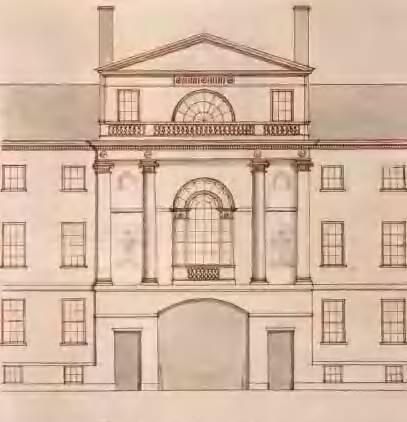 Example of a Federalist exterior by architect Charles Bullfinch