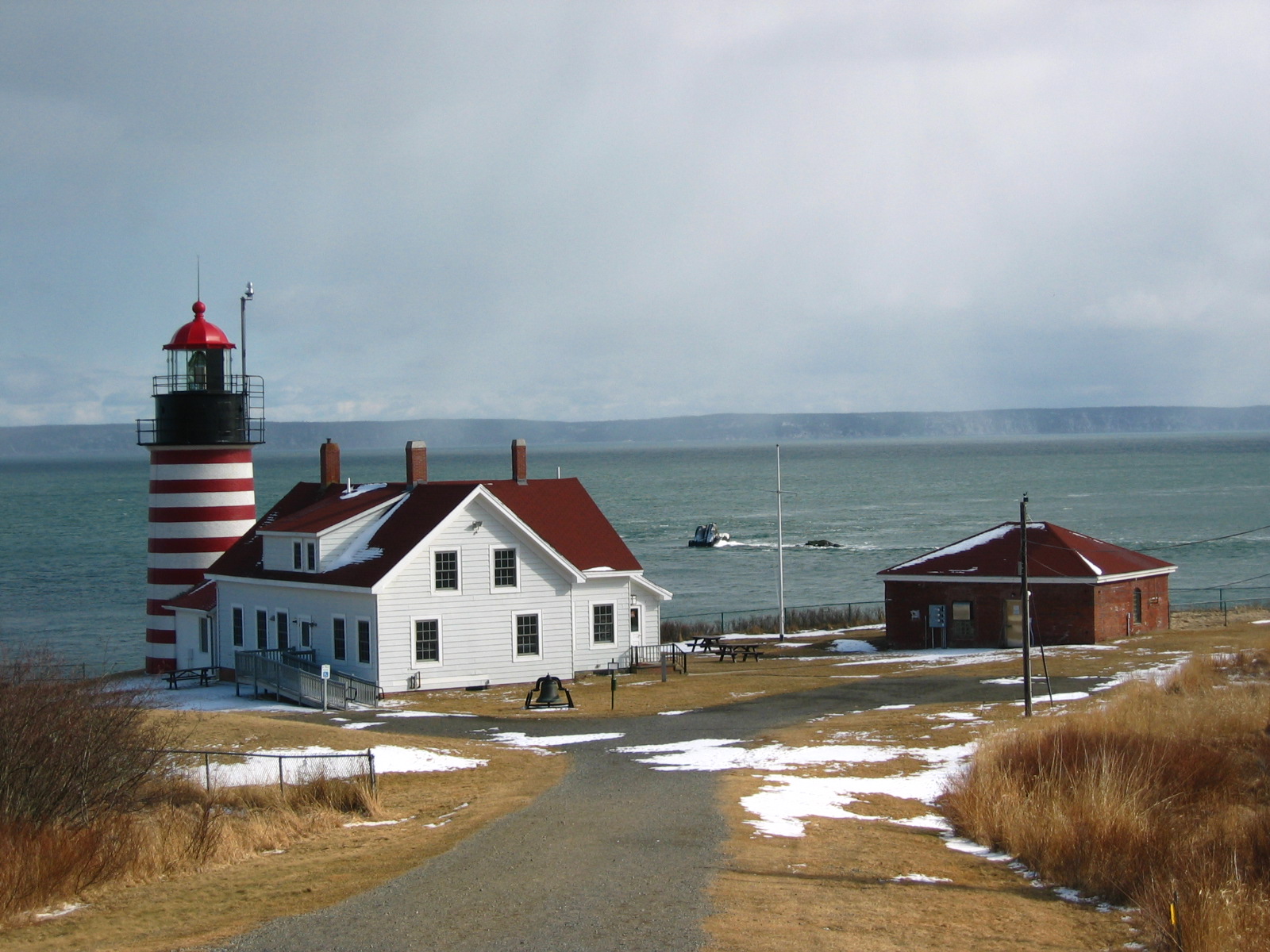 West Quoddy Head Light with Grand Manan in the background - Wikipedia